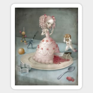 The pink skirt 2016 - Mark Ryden Sticker